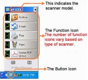 Avision Button Manager Software - Scan Button