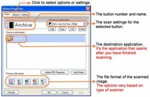 Avision Button Manager - Scanning Software