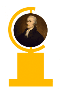 Alexander Hamilton on a Tony