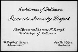 Find My Past - Archdiocese of Baltimore microfilm records