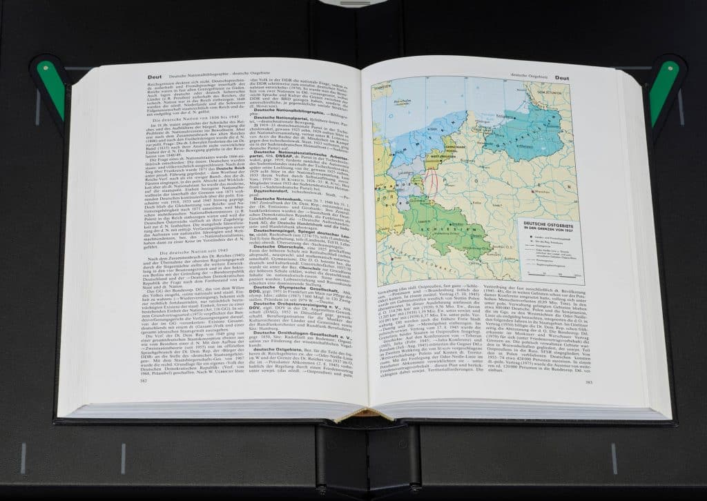 Zeutschel zeta book scanner with comfort cradle