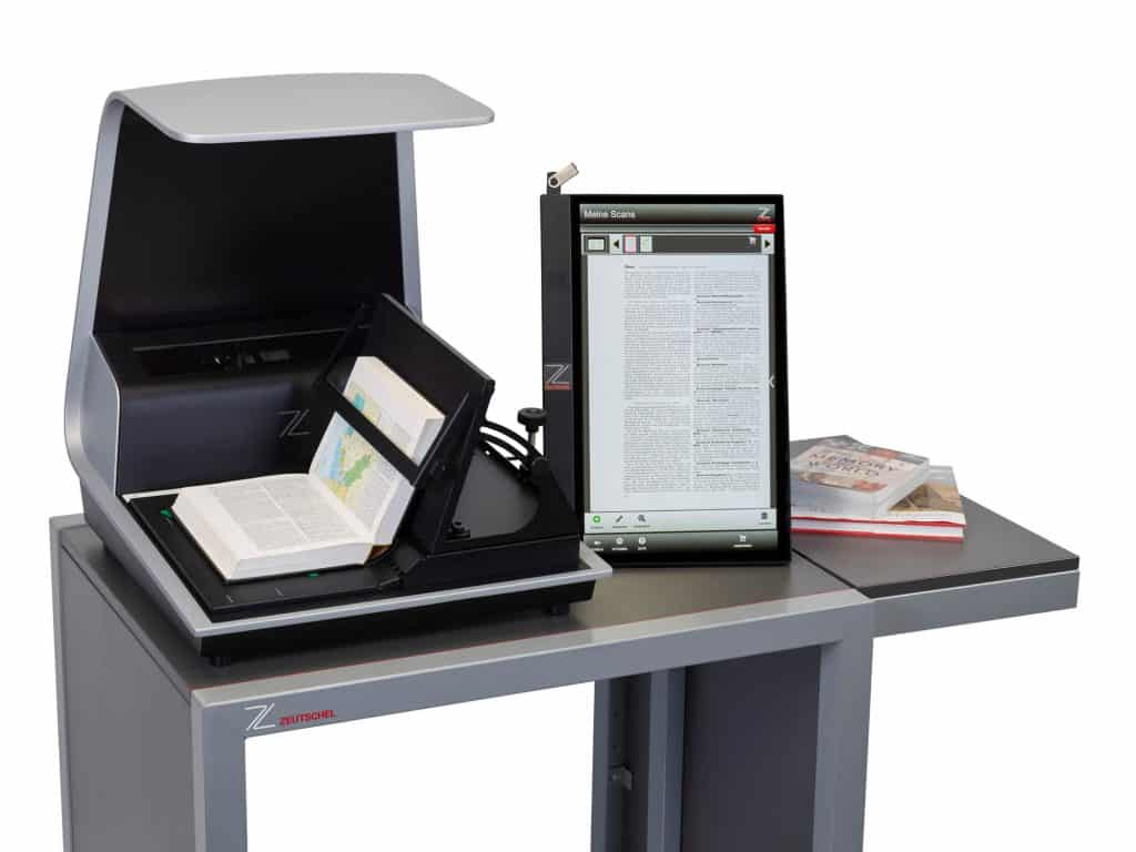 next generation Zeutschel zeta book scanner
