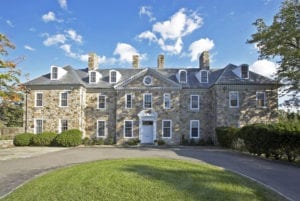 A large stone mansion in Sleepy Hollow, NY serves as the headquarters for the Rockefeller Archive Center