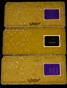 The C400 Advanced aperture card scanner simultaneously captures both 35 mm film images and Hollerith punch data from cards.