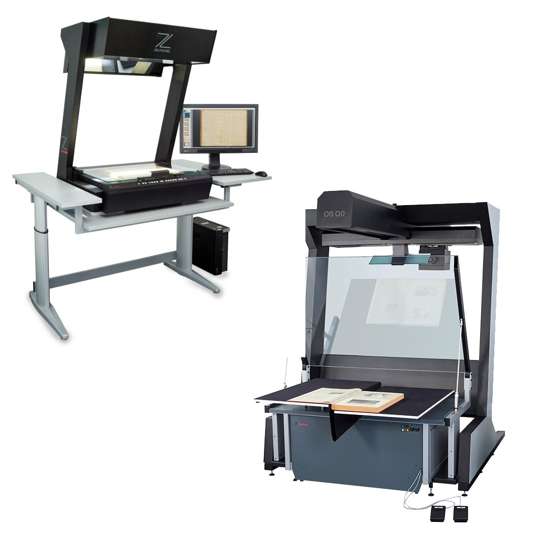 Zeutschel Large-format Overhead Planetary Scanners. Zeutschel OS C and Zeutschel OS Q A0.